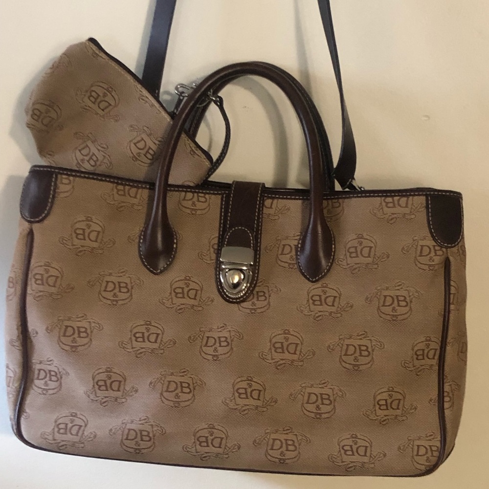 Dooney and Burke Signature Double Handled Canvas Tote